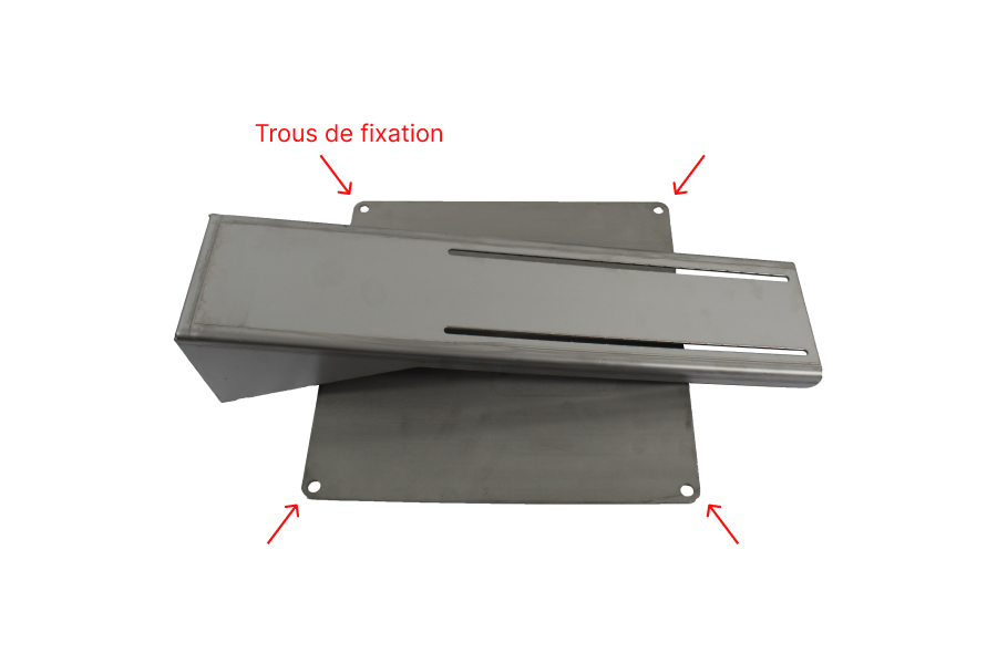 Group 44 Support incliné en inox